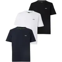 BOSS for man. 50559436 Pack 3 Basic T-Shirts white, black, navy (S), Casual, Multicolor, Cotton, Short sleeve