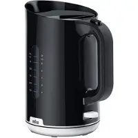 Braun WK 1100 BK, 1,7 l, 2200 W, Svart, Plast, Vannivåindikator