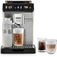De'Longhi Eletta Explore ECAM450.65.S - Automatisk kaffemaskin med melkeskummer - 19 bar - sølv
