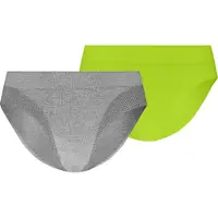 Puma Women's Briefs (2-Pack), Women, Middle Grey Melange, XL