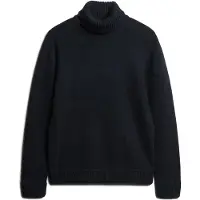Superdry for man. M6110593A Turtleneck jumper Merchant Store (XL), Casual, Acrylic, Long sleeve, Navy
