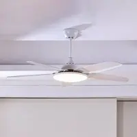 LUCANDE LED-takvifte Divian, hvit, DC, stillegående, CCT
