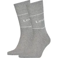 Levi's Sokker - 2-pack - Grey Melange - - 39/42 - Sokker