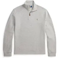 Ralph Lauren for man. 710P07411003 Jersey Estate-Rib with short zipper (M), Casual, Grey, Cotton, Long sleeve