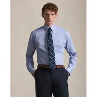 Ralph Lauren for man. 712870507002 Custom Fit Oxford Shirt blue (37), Casual, Cotton, Classic, Long sleeve