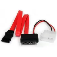 StarTech.com Slimline SATA to SATA with LP4 Power Cable Adapter
