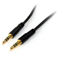 StarTech.com Slim 3.5mm Stereo Audio Cable - ljudkabel - digitalt ljud