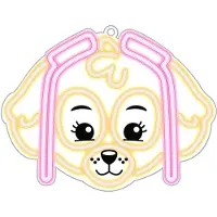 Paw Patrol LED neonskilt - Skye