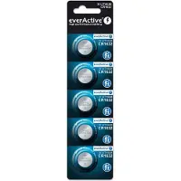 EverActive CR16325BL, Engangsbatteri, CR1632, Lithium, 3 V, 5 stykker, 10 år
