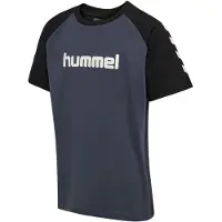 Hummel T-skjorte - HmlJR Logo - Ombre Blue - - 5-6 år (110-116) - T-skjorte