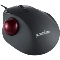 Perixx PERIMICE-517 - Mus - ergonomisk - høyrehendt - laser - 7 knapper - kablet - USB - svart