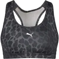 Puma 4KEEPS Medium Support Sports Bra Women, Clothing, Black, S