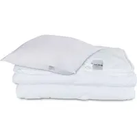 Zen Sleep Dyne og pute sett - Helårsdyne 150x210 cm + pute 50x60 cm - Fiberdyne - allergivennlig dyne og pute