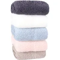 Borg Living Pledd i teddy fleece - 130x170 cm - Blå - Mykt pledd fra Nordstrand