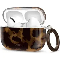 TechProtection AirPods Pro 3 Lamano-etui med karabinkrok - Panther