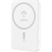 Dudao K14S MagSafe-powerbank 5000mAh med 20W USB-C-hurtiglading - hvit