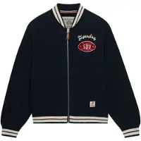 Superdry Country Club Jersey Bomber Genser Med Hel Glidelås