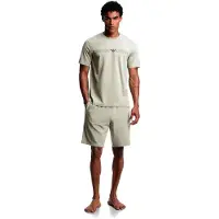 Emporio Armani for man. EM000400_AF18890 Pyjamas Megalogo green (M), Homewear, Cotton, Short sleeve