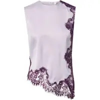 Y.A.S Yaspella Blonde Ermeløs Topp