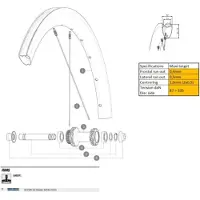 Mavic Cosmic Slr45 23 Landeveissykkel Felg