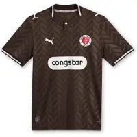 Puma FC St. Pauli 26/27 Home Jersey Youth, Kids, Espresso Brown/White, 5-6Y