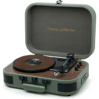 Muse MT-207 PGR, Direktedrevet platespiller, Automatisk, Grønn, 33,45,75 RPM, Rotasjon, 10 W