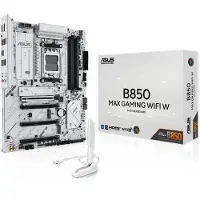 Asus B850 MAX GAMING WIFI W hovedkort AMD B850 Socket AM5 ATX DDR5, hvit