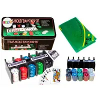 Leantoys Pokerspill 2 kortstokker Tokens Spillebrett