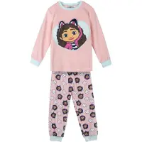 Gabby's Dollhouse Fleece Applications Gabby´s Dollhouse Pyjamas Med Lange Ermer