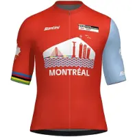 Santini 2026 Uci Road World Championships Montreal Kort Ermet Trøye