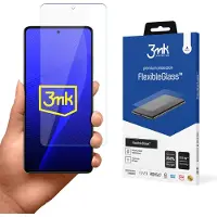 3MK Herdet glass til Xiaomi Redmi Note 12 Pro+ / Note 12 Pro hybrid flexi 7H 3mk FlexibleGlass-serien