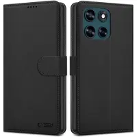 Tech-Protect lommeboketui til Motorola Moto G57 Power / G67 Power – svart