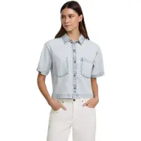 GUESS Jeans W5gh0fd5m83 Boxy Fit Kortarmet Skjorte