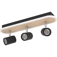Eglo RIMBOCCHI spot skinne L460 20W 2500LM tre/sort