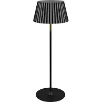 TRIO Suarez LED-bordlampe, svart, høyde 39 cm, metall