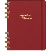 Moleskine Spiral Planner Udateret XL Kirsebær Rød