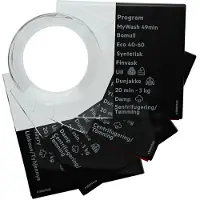 Electrolux skylt program-,knapp bryter-,klebemiddel,DA,NO,FI,SV 140087307496