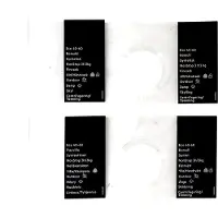Electrolux skylt program-, knapp bryter-, klebemiddel, DA,NO,FI,SV 140117839203