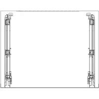 Electrolux Festet dørglass - 596x466mm 140144772062