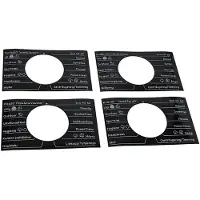 Electrolux skylt program-, knapp bryter-, klebemiddel, DA,NO,FI,SV 140142563208