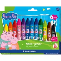 Staedtler Noris Gurli Pig voksstift - med 12 stk. assorterte farger