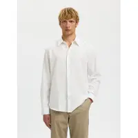 Selected Regclay Linenblend Skjorte Med Lange Ermer
