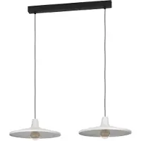 Eglo MINIERI LANGBORD 2xE27 grå/svart