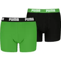 Puma Boxershorts - Everyday - 2-pack - Grønn/Svart - - 122/128 - Boxershorts