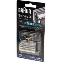 Braun 31S - Reservefolie og -skjærer - for barbermaskin - sølv - for Contour Series Flex Integral + Series 3