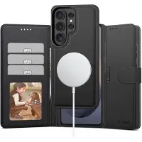 Tech-Protect Samsung Galaxy S26 Ultra 2-i-1 lommeboketui - kompatibel med Magsafe - svart
