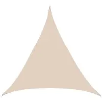 INF Trekantede solseil / seilduker Beige S