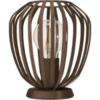 Eglo Bordlampe Espinal, børstet bronse, høyde 23 cm, metall E27