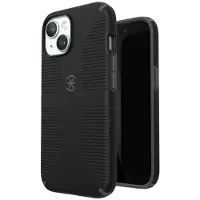 Speck Candyshell Grip MagSafe - iPhone 17e / 16e / 15 / 14 / 13 Case - Black / Slate Gray