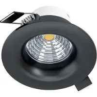 Eglo SALICETO innfelt Ø88 450 lm 4000K dimmbar svart
